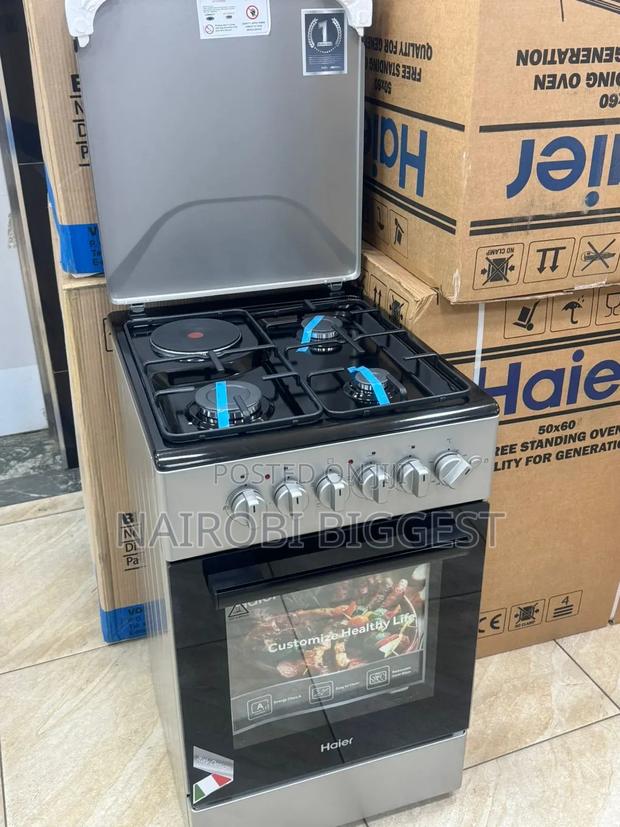 Haier 3gas + 1electric 50x60 Cooker With Electric Oven