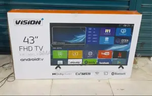 Brand New Vision 43" Inch Smart Android Frameless Tv