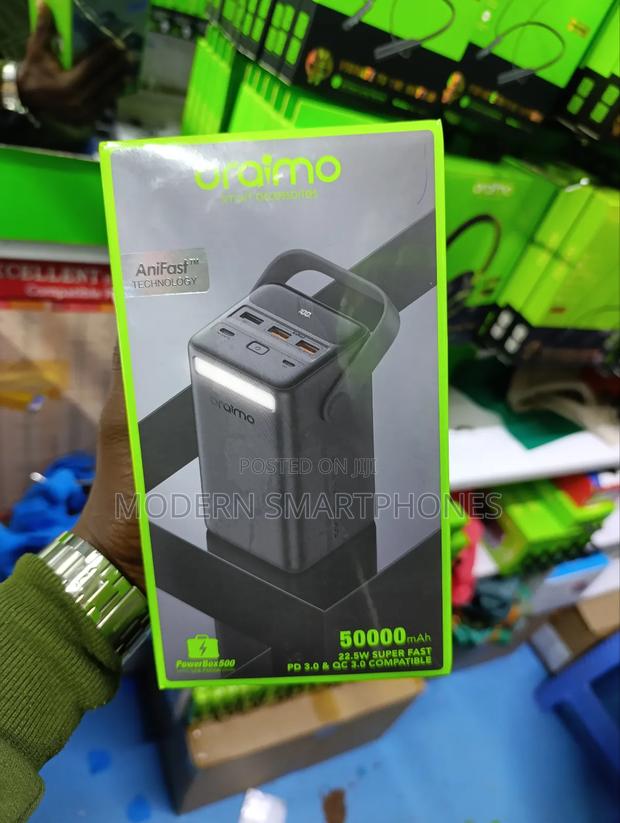 Oraimo 50,000mah Powerbank 22.5w Super Charge - thumbnail 3