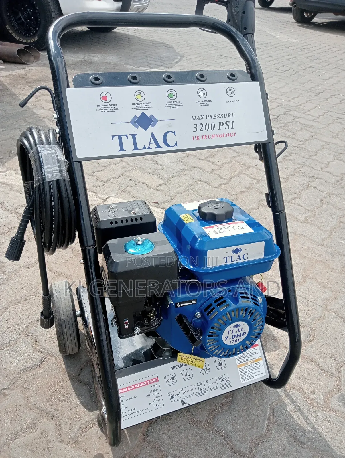 Tlac High Pressure Petrol Powered Carwash