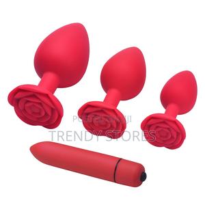 4pcs Silicon Diffrent Sizes Anal Butt Plug - thumbnail 2