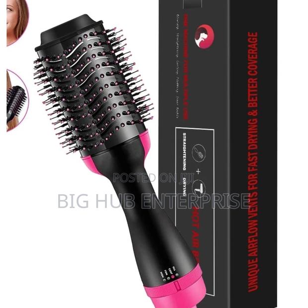 *Electric Hair Straightener Brush / Dryer