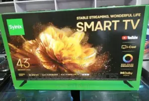 *Syinix 43 Inches FHD Smart Android Frameless TV