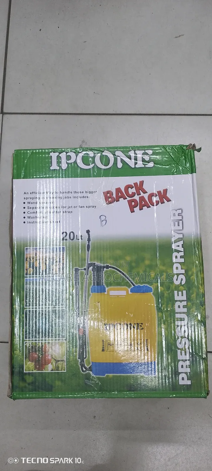 Ipcone Knapsack Pressure Sprayer 20 Litres