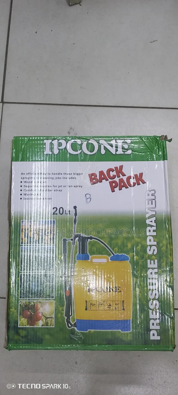 Ipcone Knapsack Pressure Sprayer 20 Litres