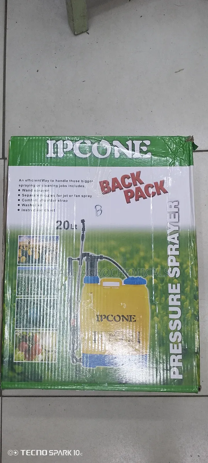 Ipcone Knapsack Pressure Sprayer 20 Litres