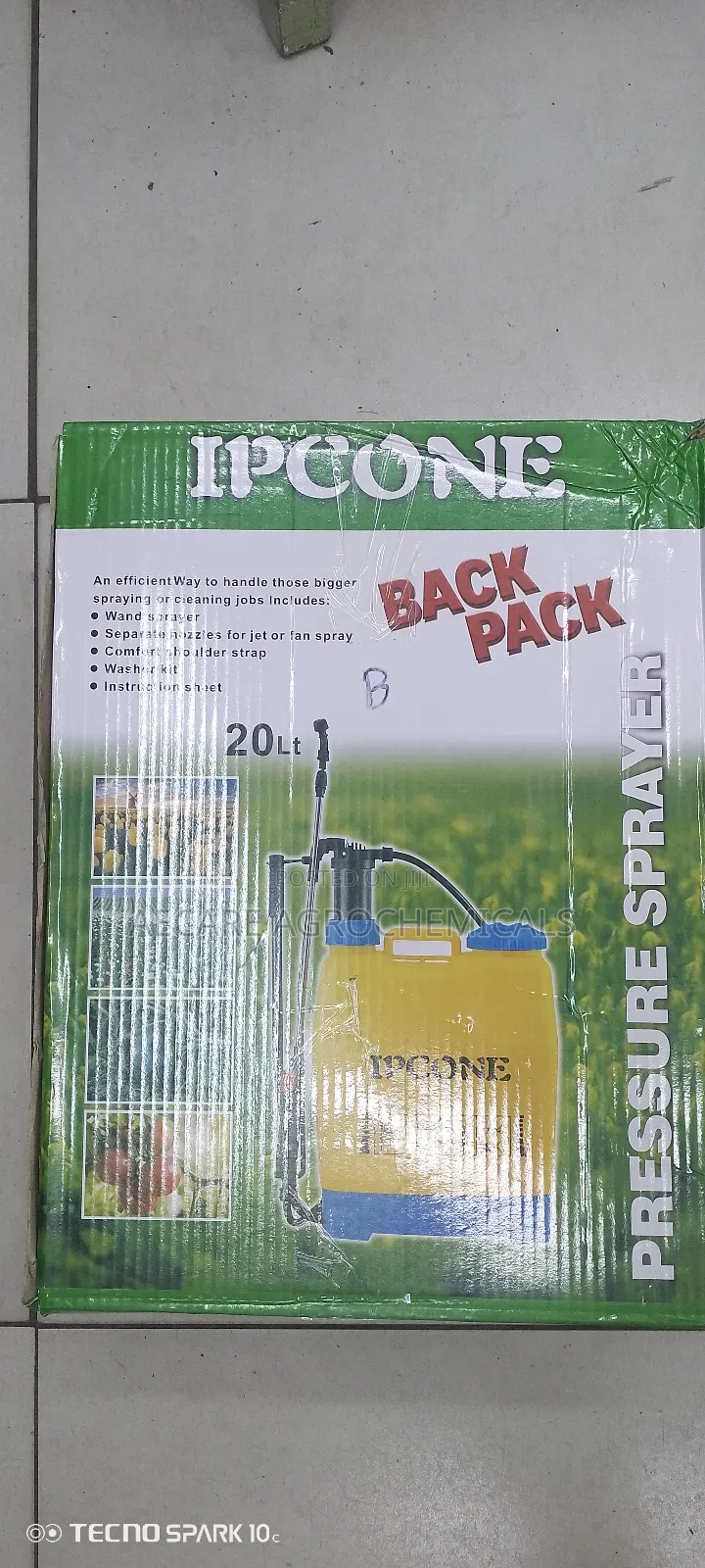 Ipcone Knapsack Pressure Sprayer 20 Litres