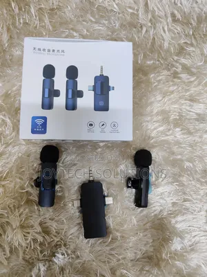 Wireless Dual Phone Camera Lapel Microphone.3 in 1.