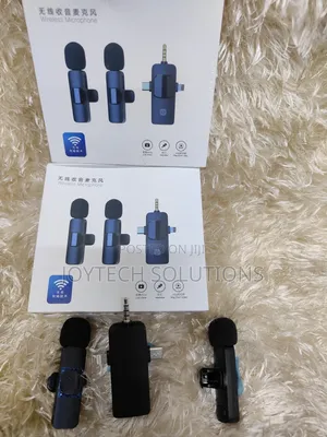 Wireless Dual Phone Camera Lapel Microphone.3 in 1.