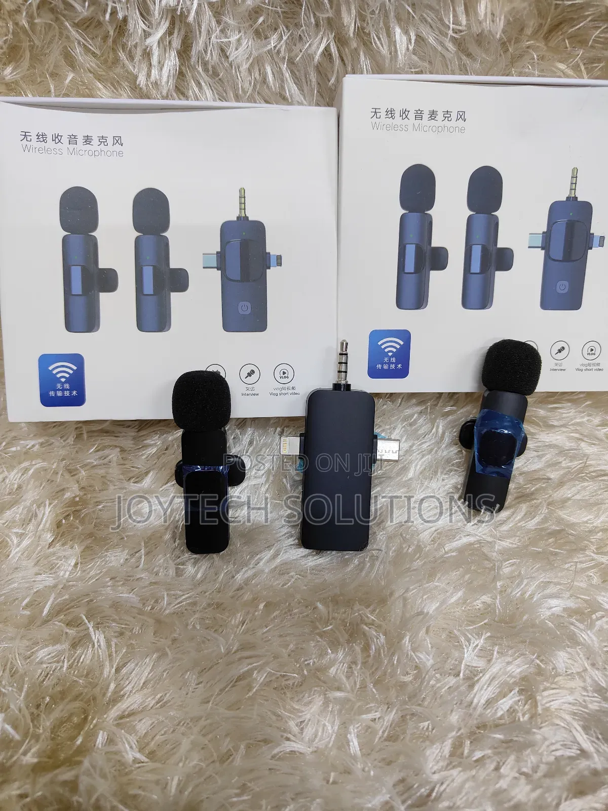 Phone Wireless Type C Microphone. With Jack and iPhone.