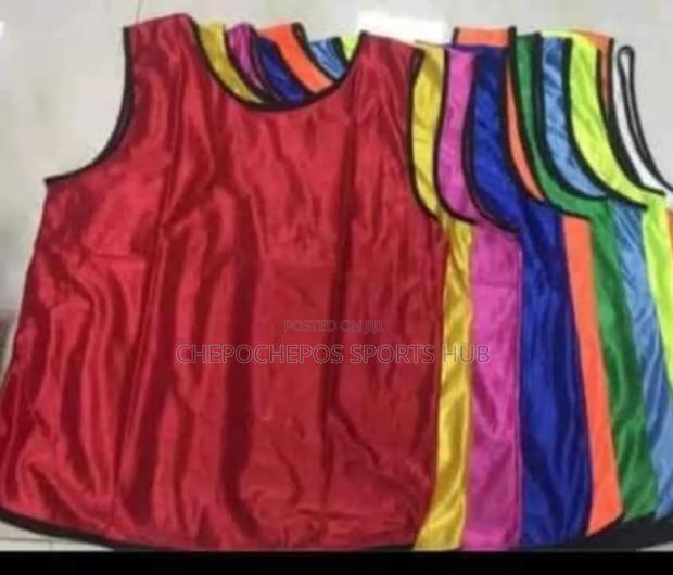 Multi Coloured Football Training Bibs - main view