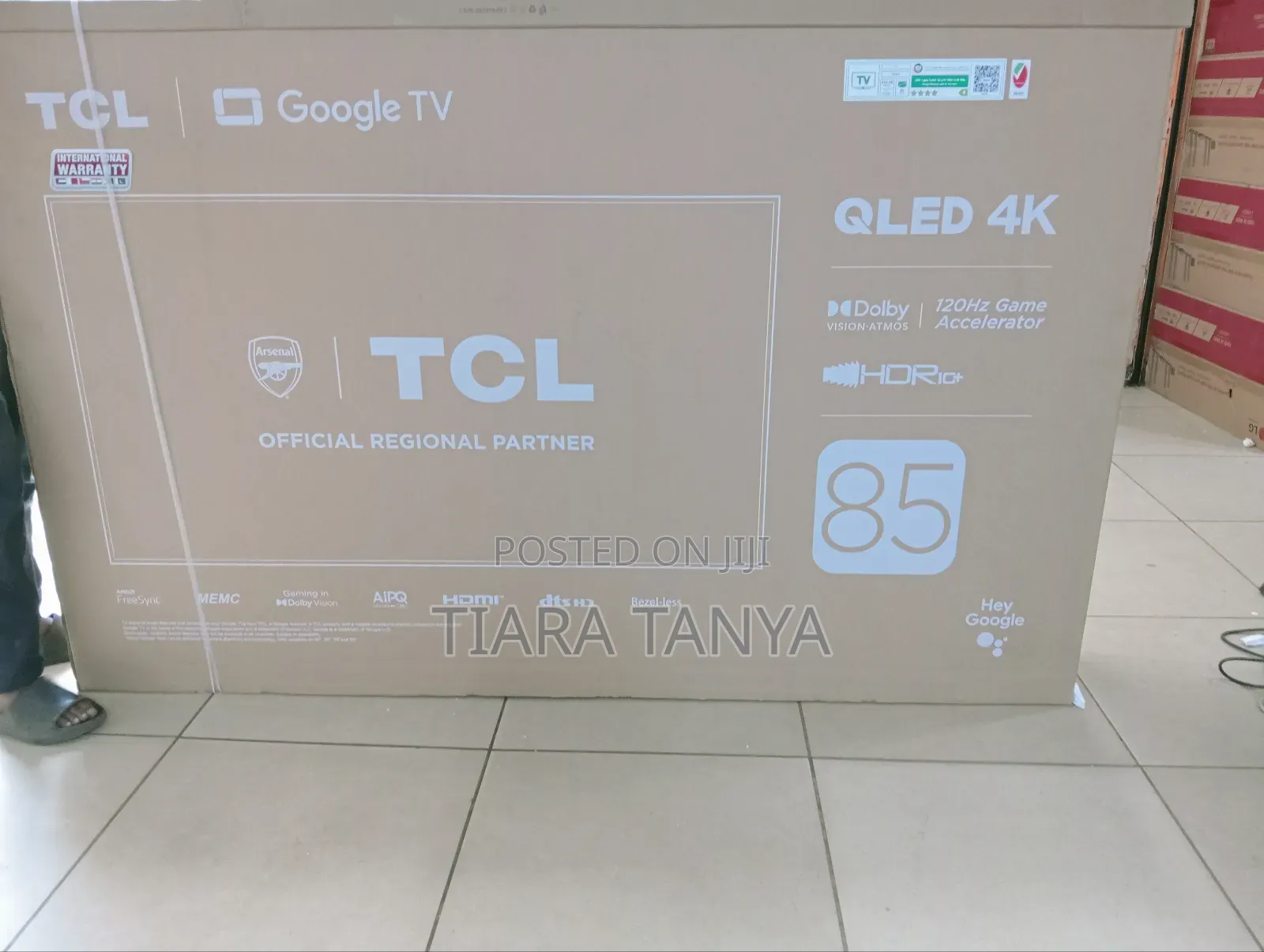 TCL 85 Inches Smart Qled Uhd Tv C655
