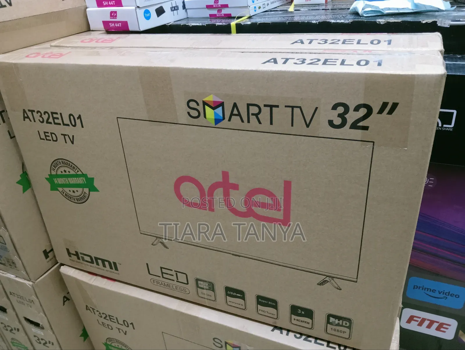 Offer on 32 Inches Artel Smart Android Frameless TV