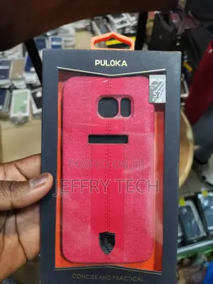 Puloka Premium Matte Jeans Case for Samsung S7 Red