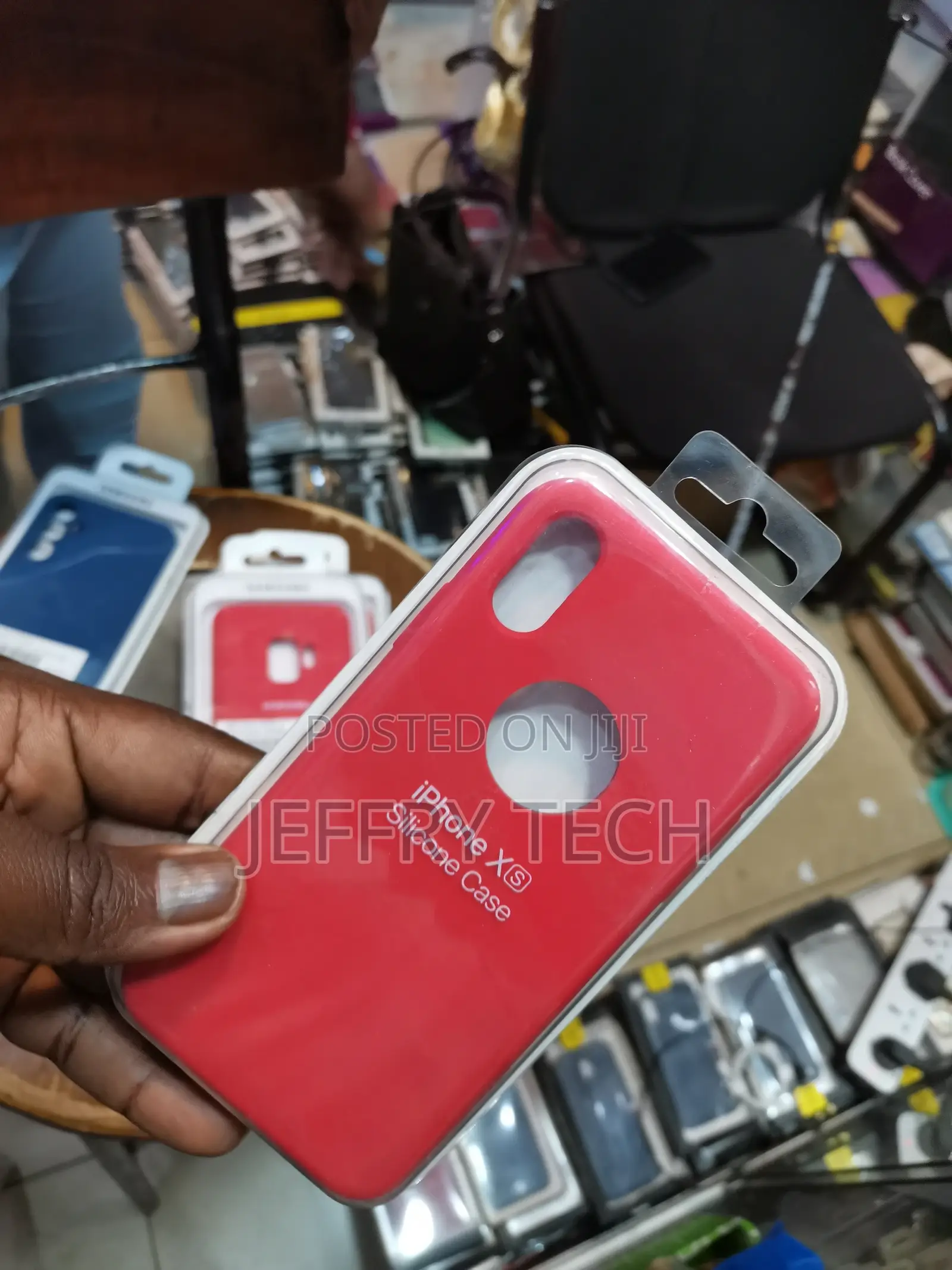 Silicone Phone Case for iPhone XS / iPhone X(5.8 Inch) -Red