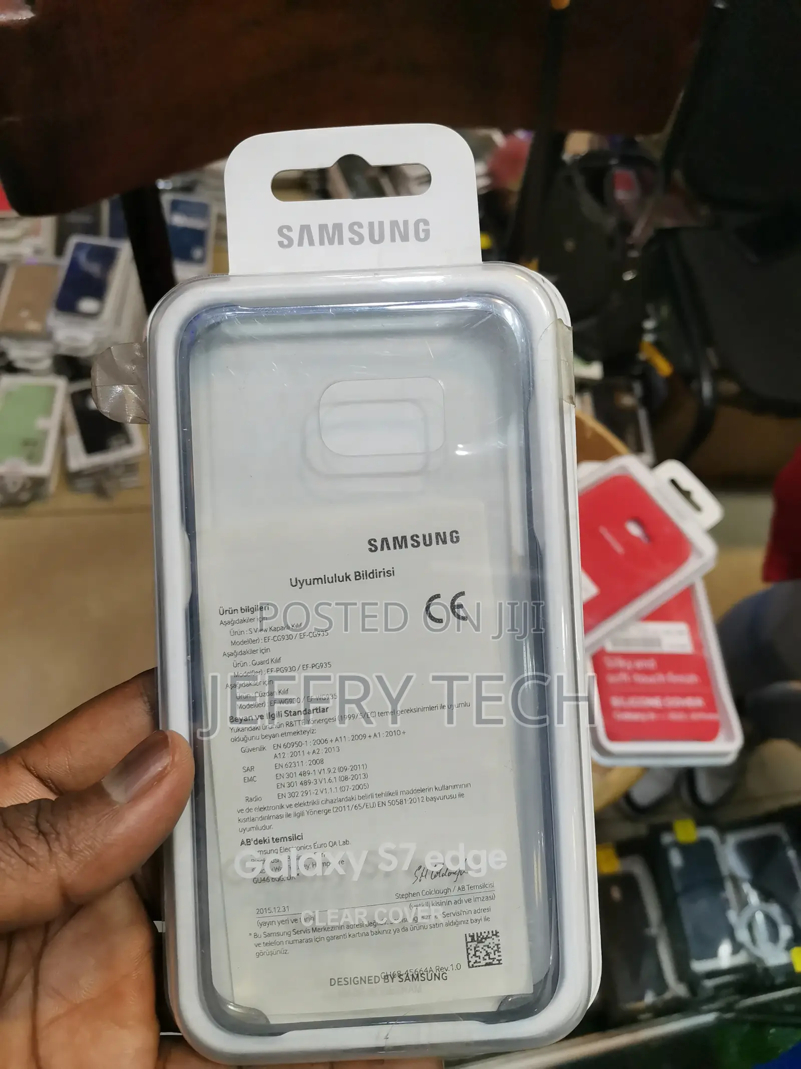 Clear Case Cover for Samsung S7 EDGE