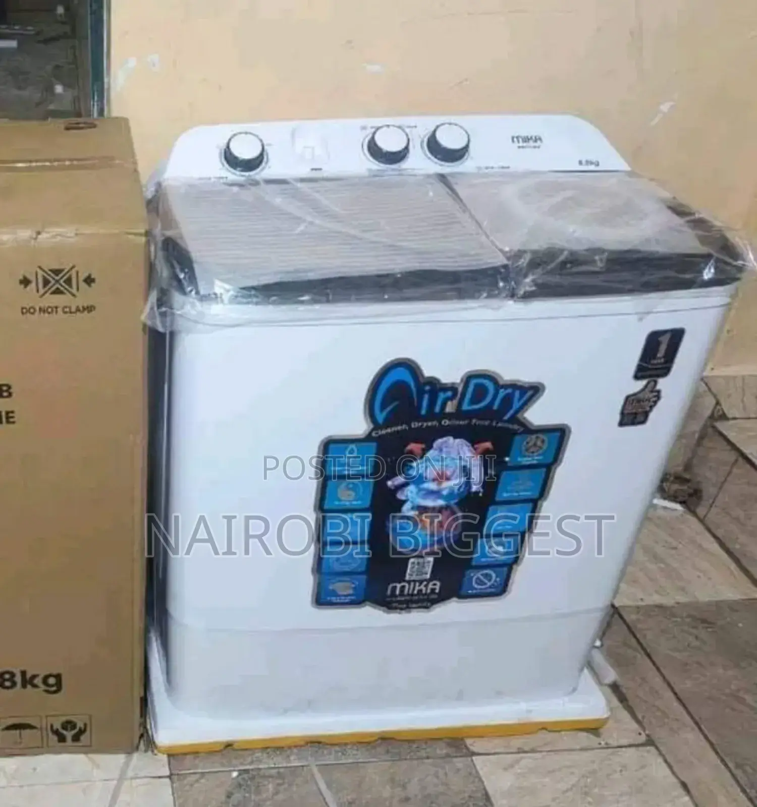 Mika 8kg Twin Tub Washing Machine