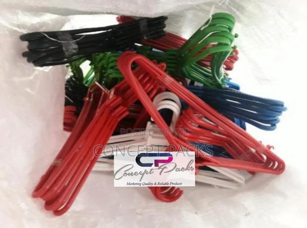 120 Pc Multi Coloured Quality Hangers - main view