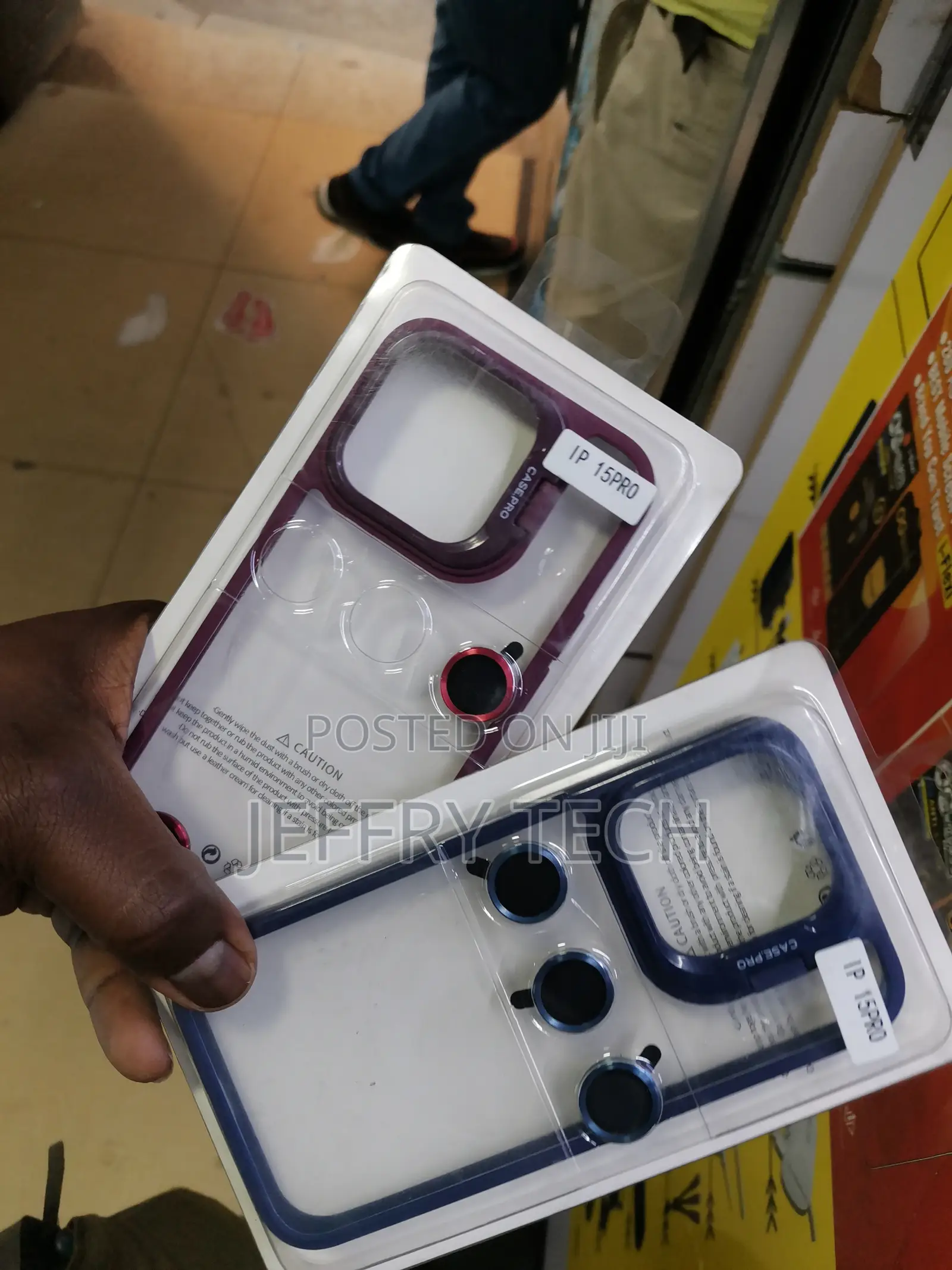 iPhone 15 Pro Camera Lens Protector Case With Met