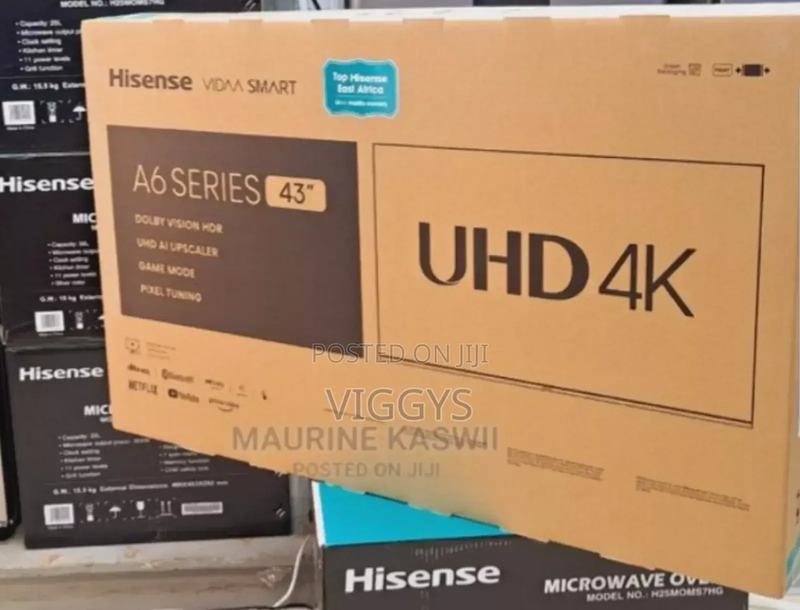 Brand New Hisense 43 Inches A6 Series Smart Tv