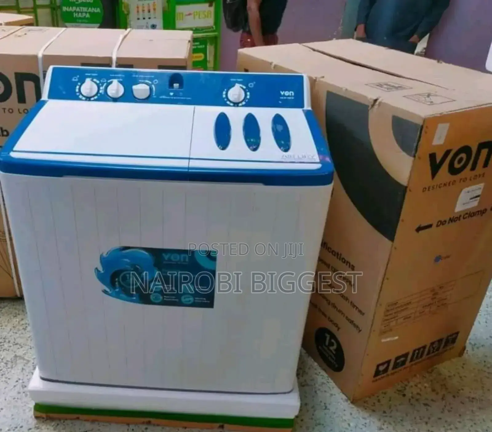 Brand New Von 12kg Twin Tub Washing Machine