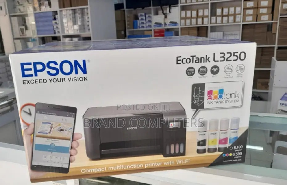Epson Eco Tank L3250 Printer With WIFI A4 Ink Printer Color in Nairobi