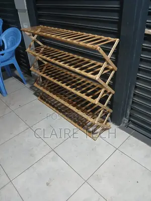 Wooden Shoe Rack