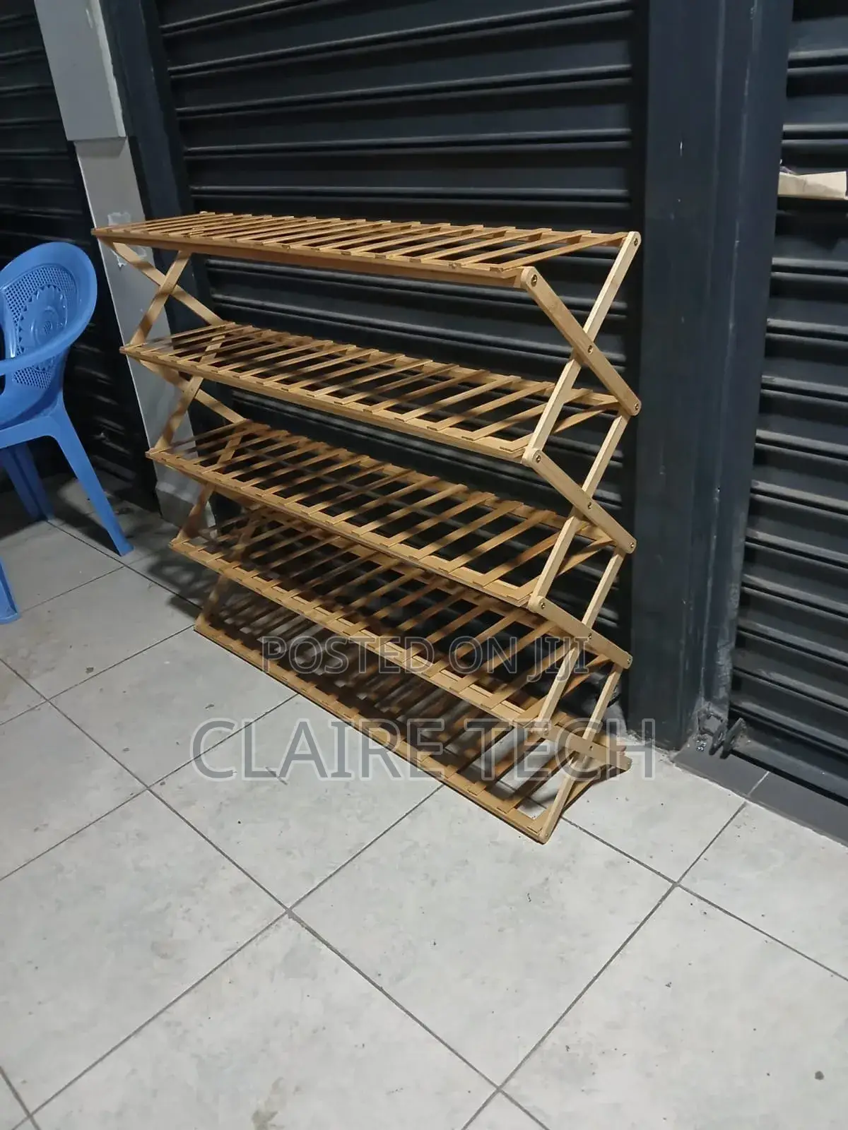 Collapsible Wooden Shoe Rack
