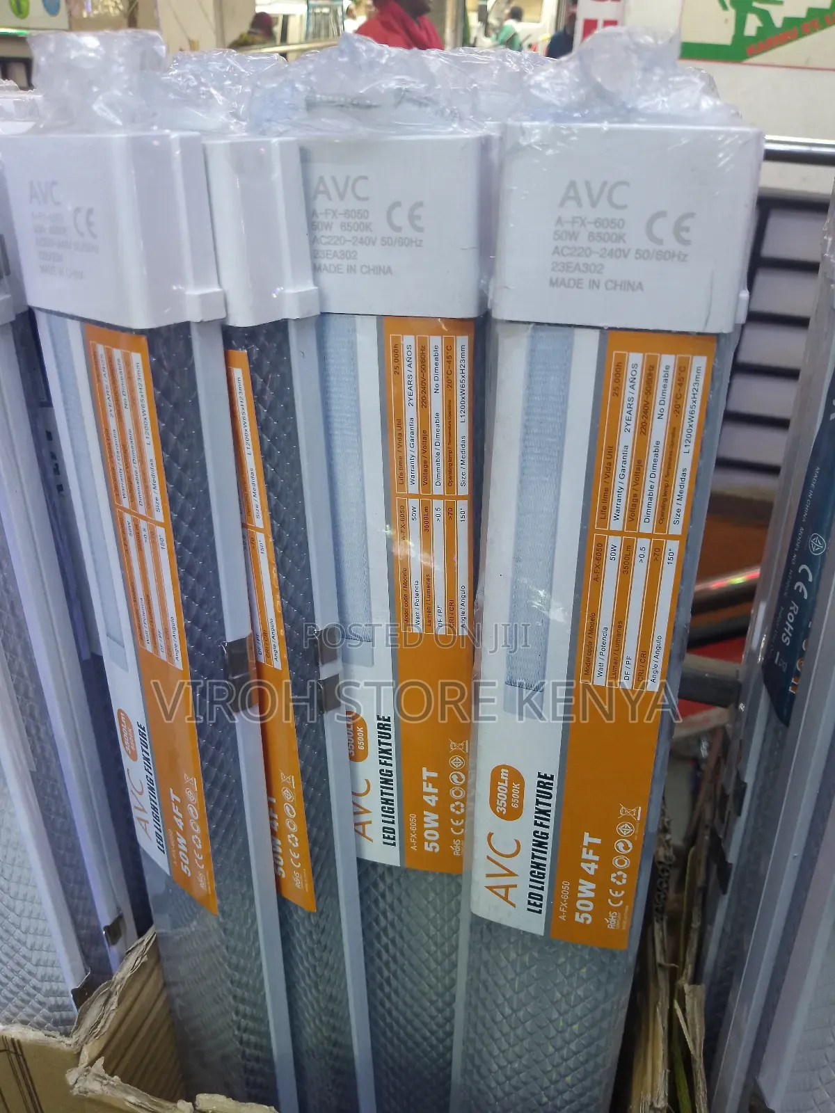 50 Watts Dustproof LED Light 4 Feet Tube Lights