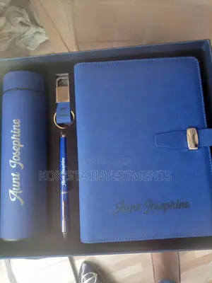 Gift Set( Note Book, Biro , Key Holder and a Thermo Flask)