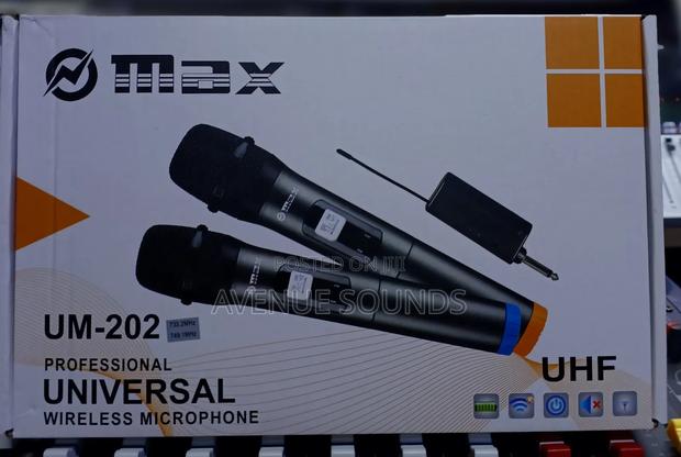 Max UM202 Wireless Microphones