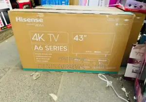 Hisense 43 A6 Series Frameless Smart TV Available.