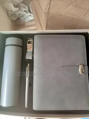 Gift Set( Note Book, Biro , Key Holder and a Thermo Flask)