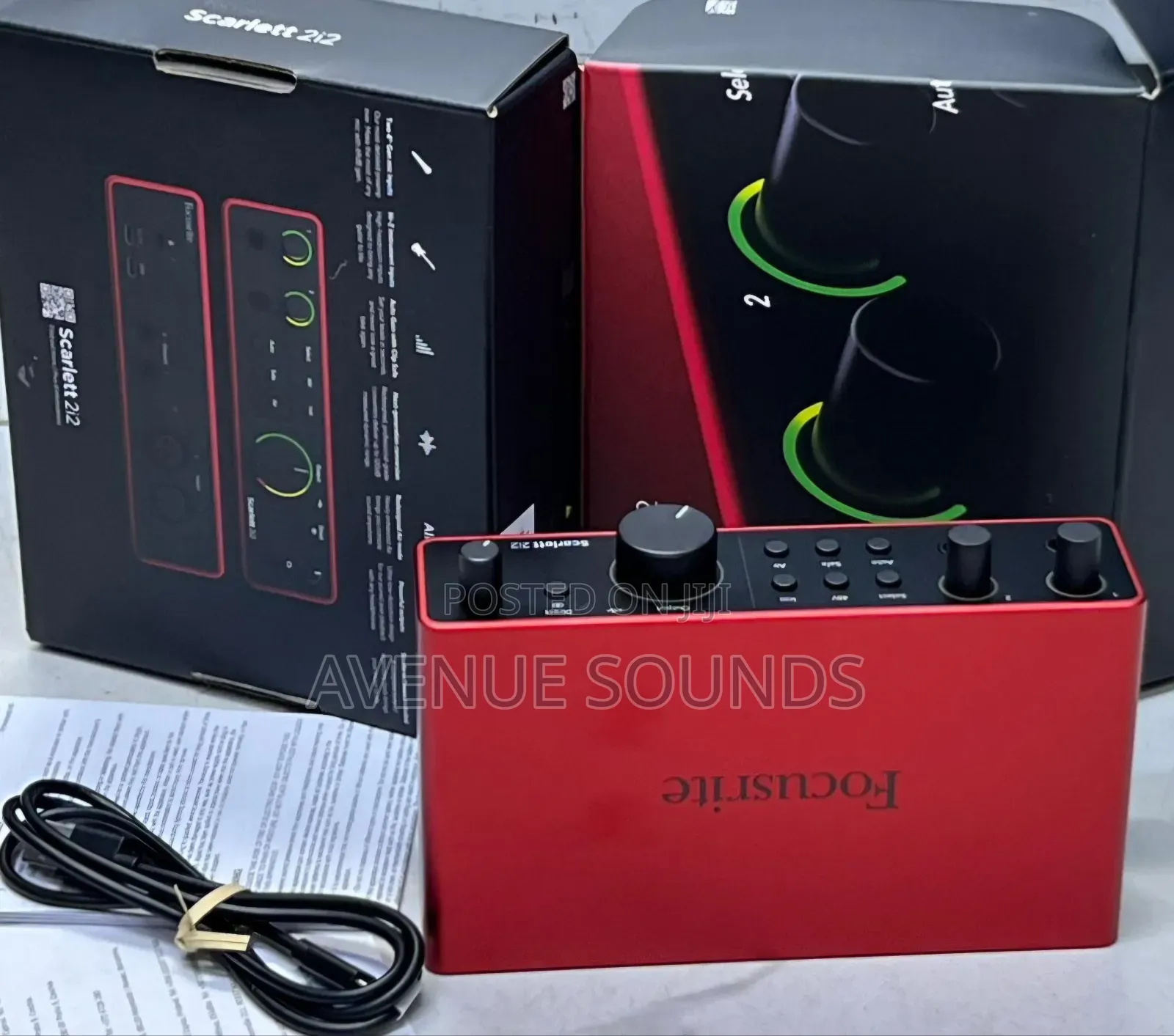 Focusrite 2i2 Professional Audio Interface Sound Card