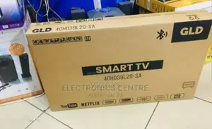 Bluetooth Enabled GLD 43" Inches Smart Android Frameless TV