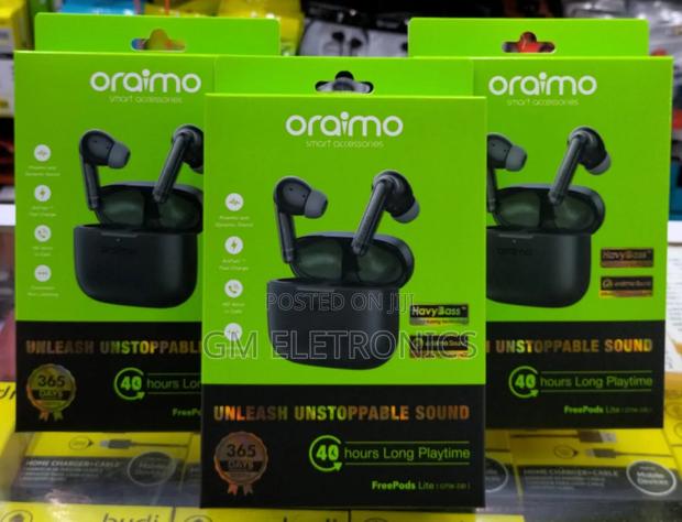 Oraimo OTW-330 Heavy Bass Earbuds. - main view