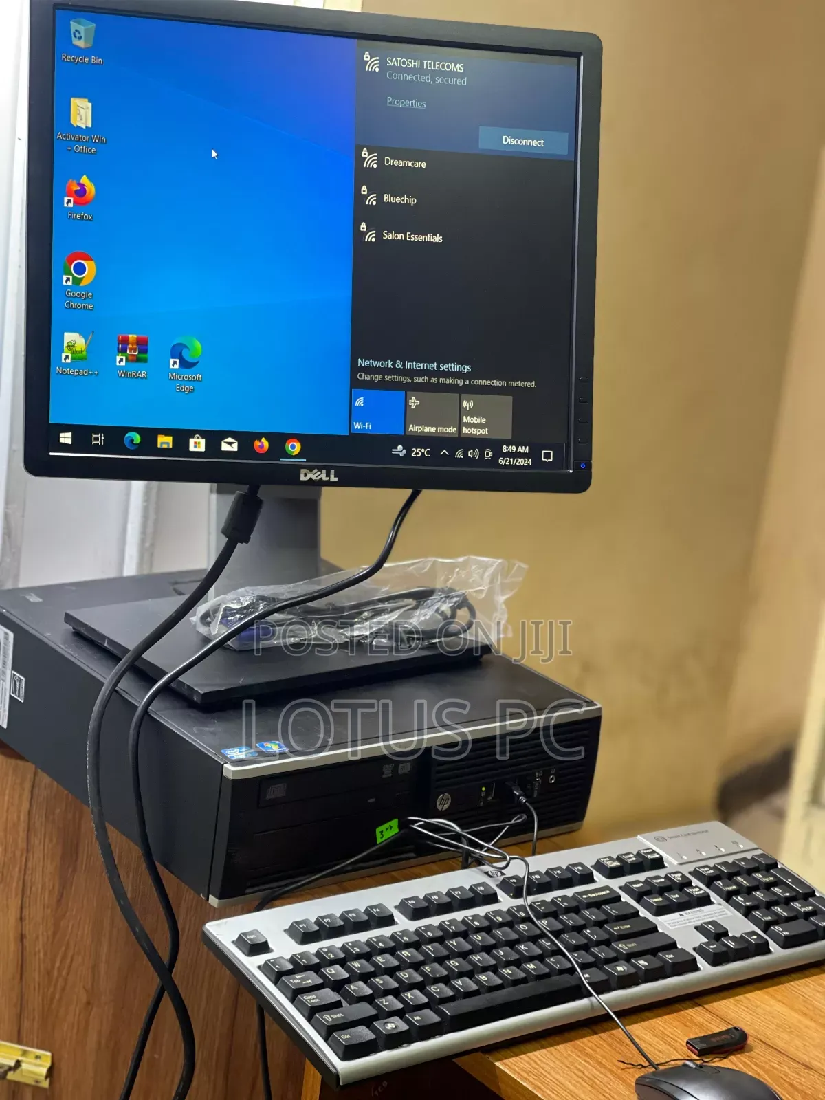 Desktop Computer HP 4GB Intel Core I5 HDD 500GB