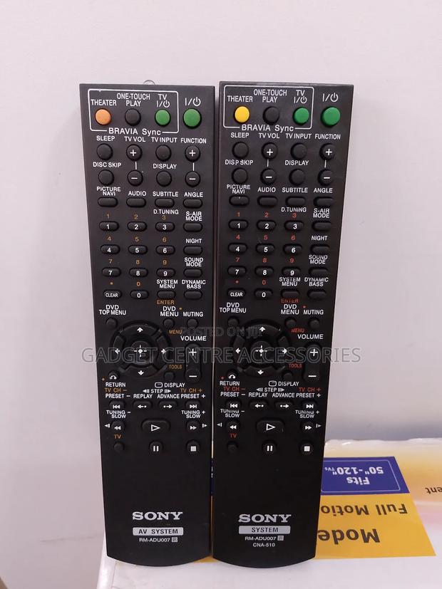 Sony Hometheatr Remotes New
