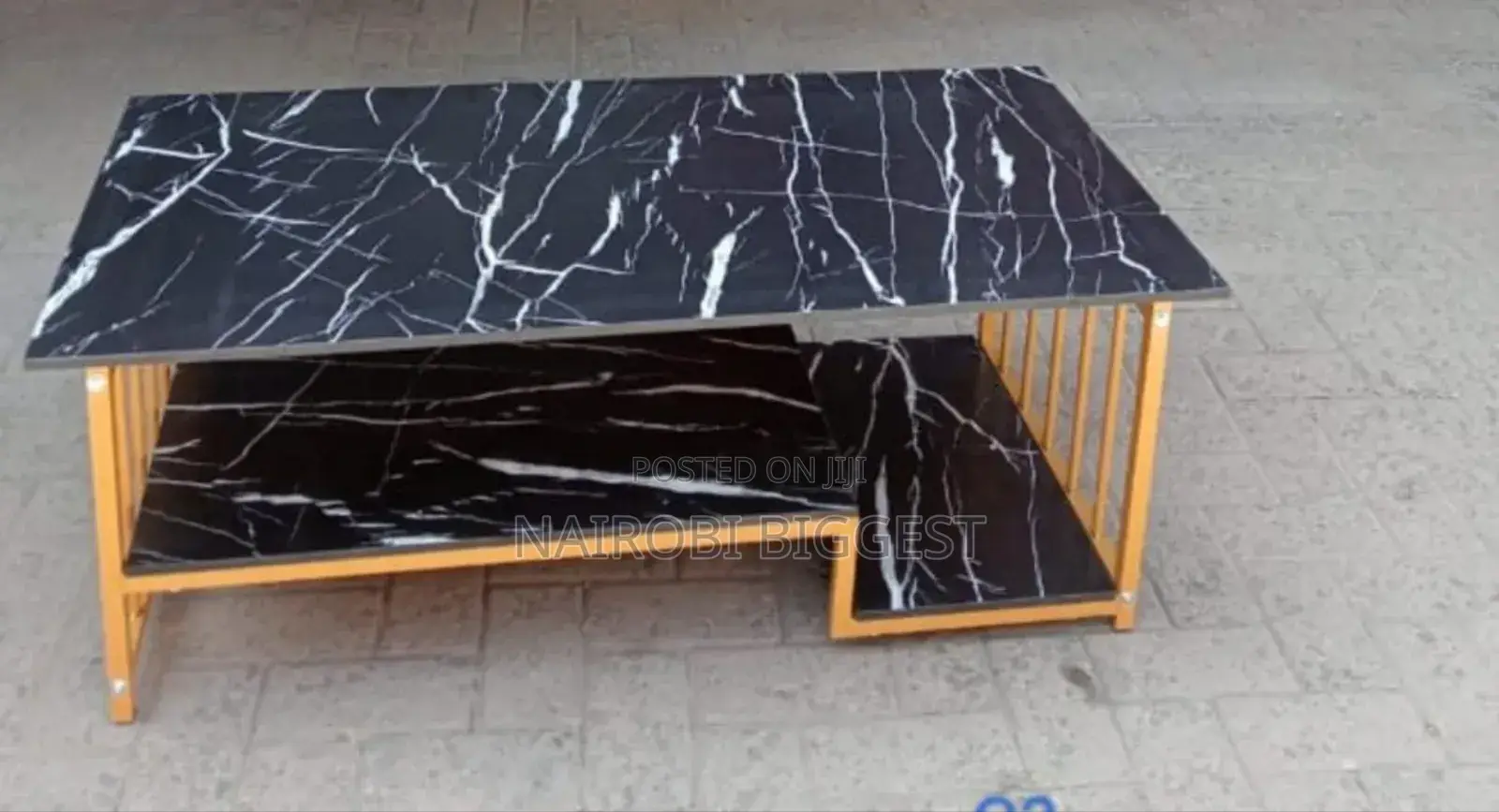 Amazing Black Marble Coffee Table