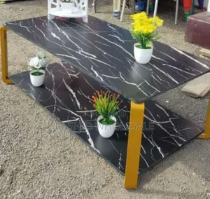 Coffee Marble Table Black