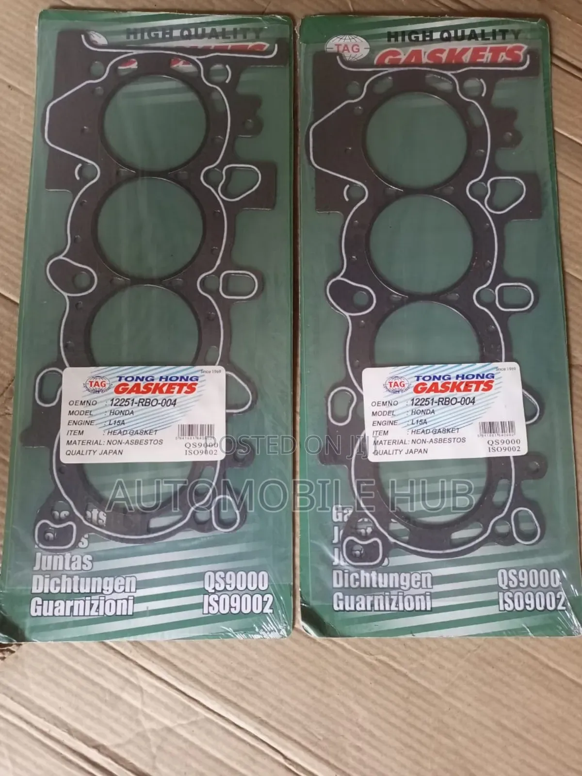 Honda Fit L15A Cylinder Head Gasket