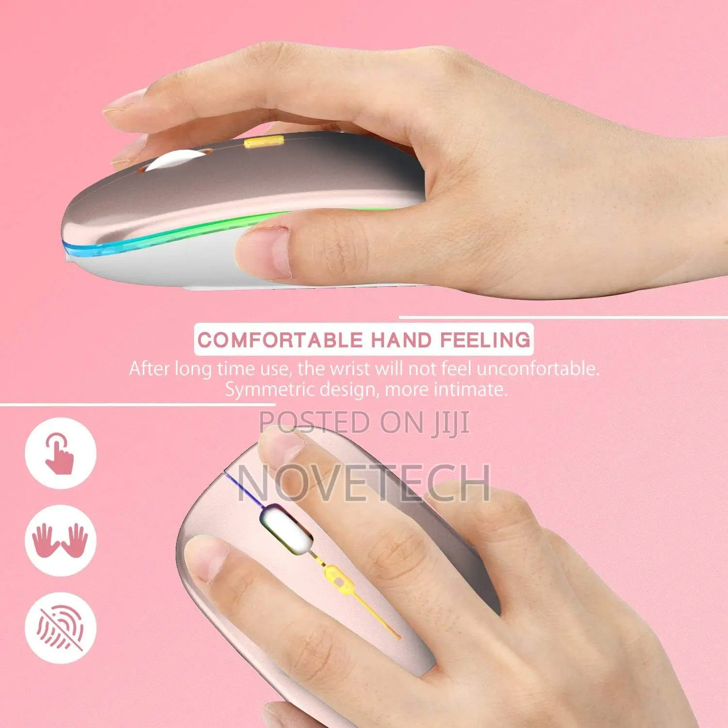 Laptop Wireless Mouse, Rechargeable Mouse