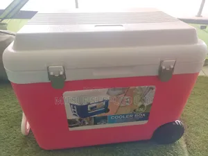 Camping Cooler Box 50l With Insulation Dual Wheels