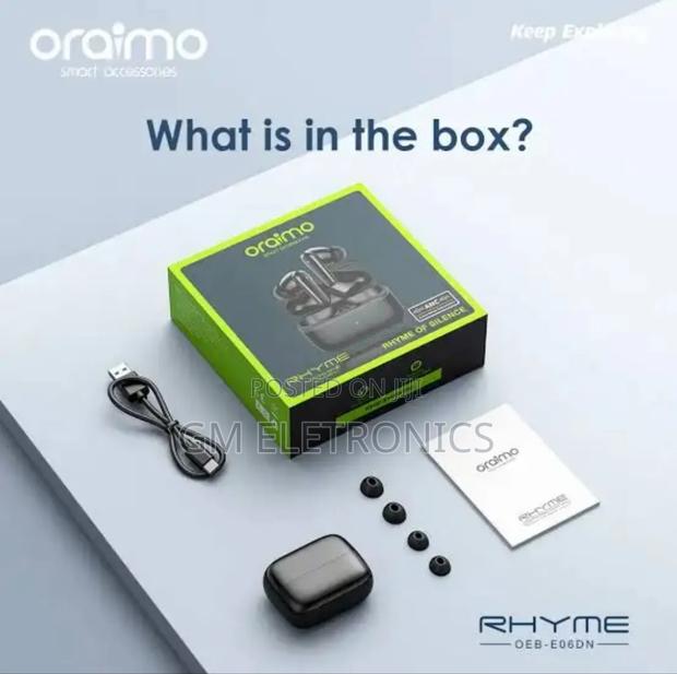 Oraimo Rhyme ANC True Wireless Earbuds. - thumbnail 3