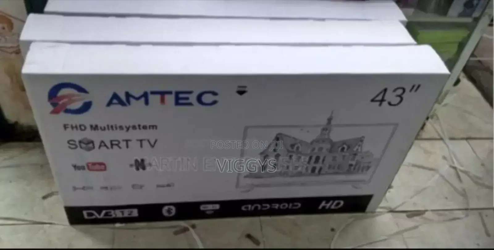 Amtec 43 Inch Smart Android TV With Bluetooth