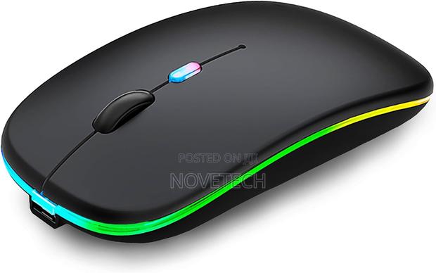 Wireless Bluetooth Mouse,LED Rechargeable Silent Slim Laptop - main view