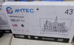 Amtec 43 Inches Smart Android TV With BT
