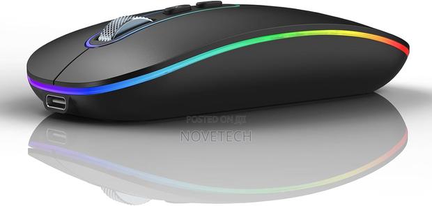 Bluetooth Mouse, Wireless Rechargeable Mouse, LED Silent - main view