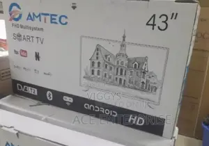 Amtec 43 Inches Smart Android TV With Bluetooth.