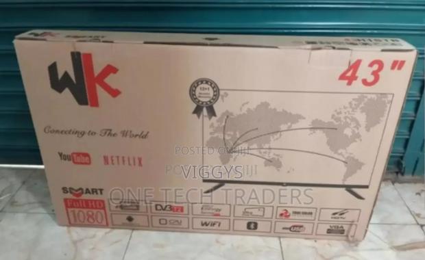 WK Smart Android FHD Frameless TV 43" Inches WK Smart TV